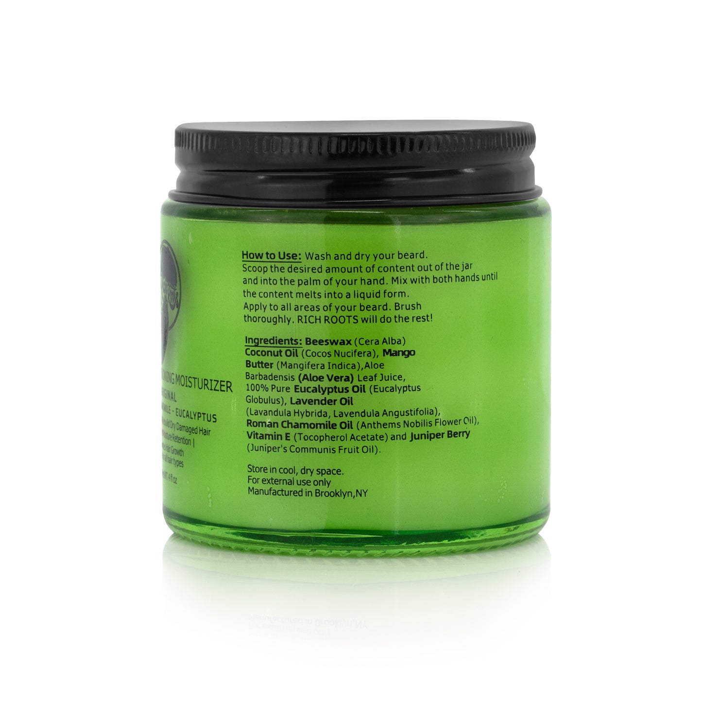 Acondicionador hidratante todo en uno Rich Roots para barba y cabello (Original)
