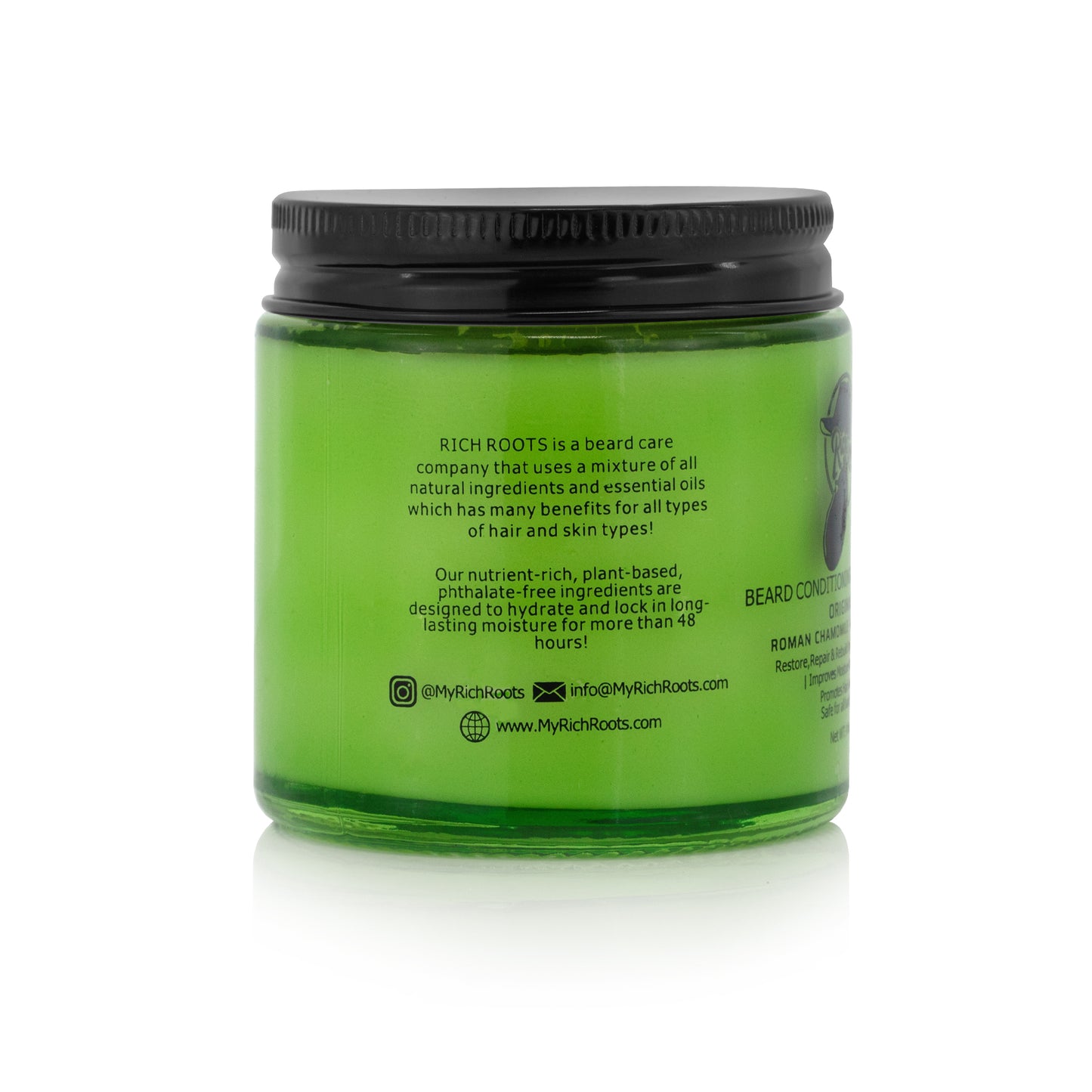 Acondicionador hidratante todo en uno Rich Roots para barba y cabello (Original)