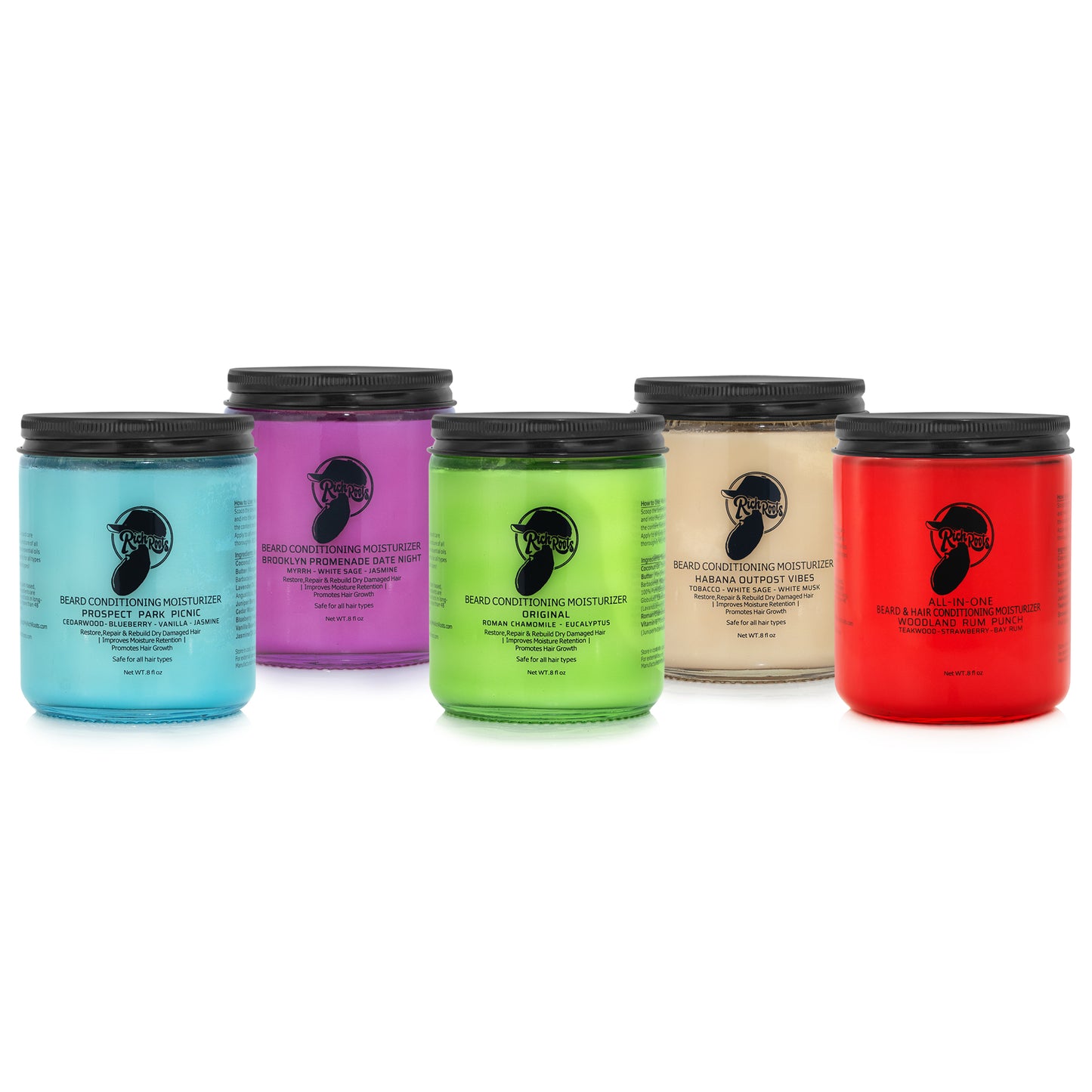 Rich Roots All-In-One Beard & Hair Conditioning Moisturizer Assortment Pack