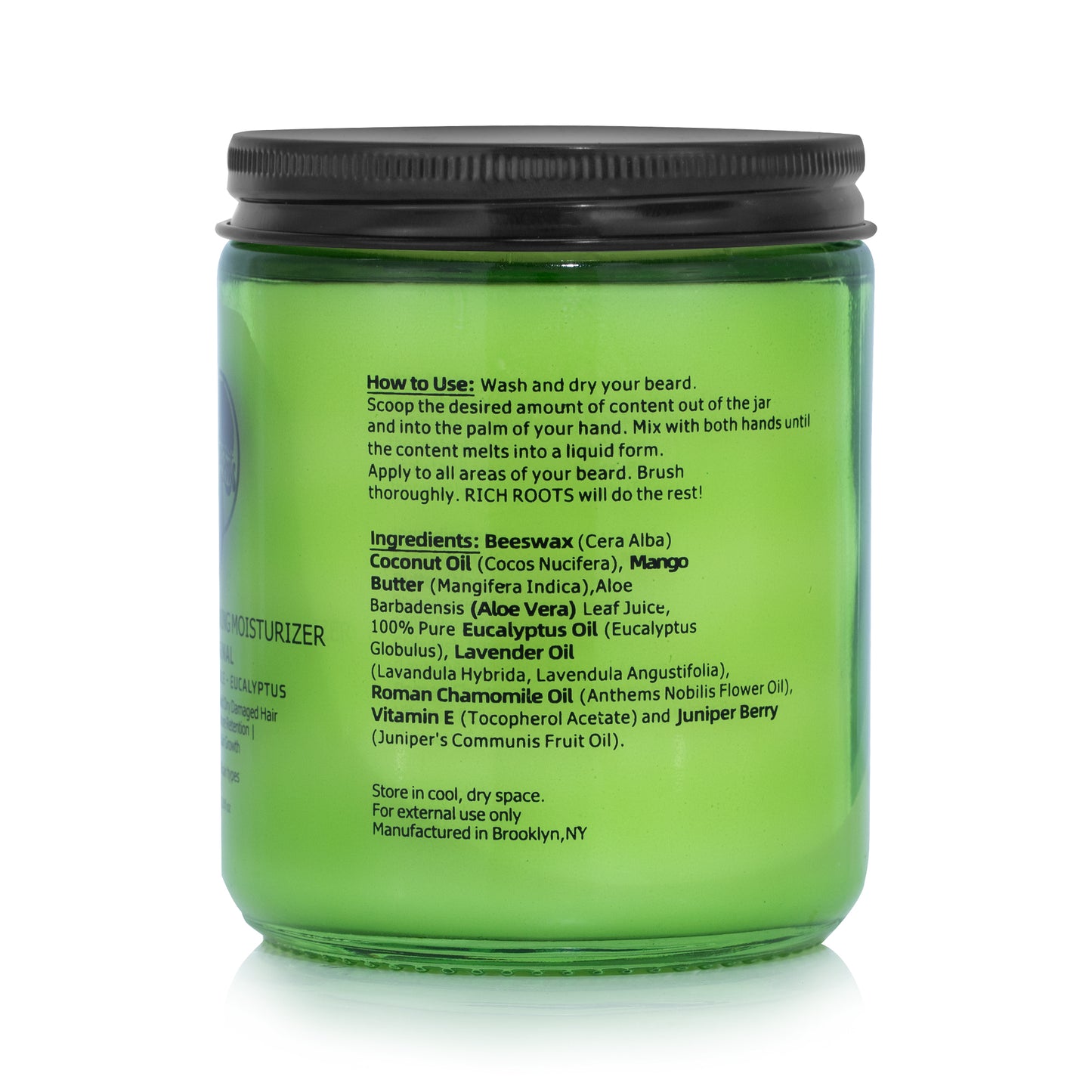 Acondicionador hidratante todo en uno Rich Roots para barba y cabello (Original)