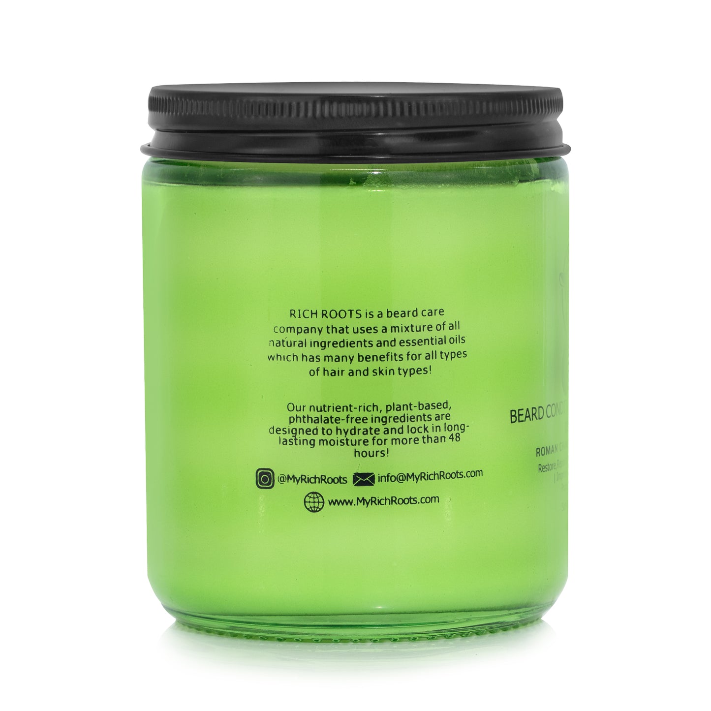Acondicionador hidratante todo en uno Rich Roots para barba y cabello (Original)
