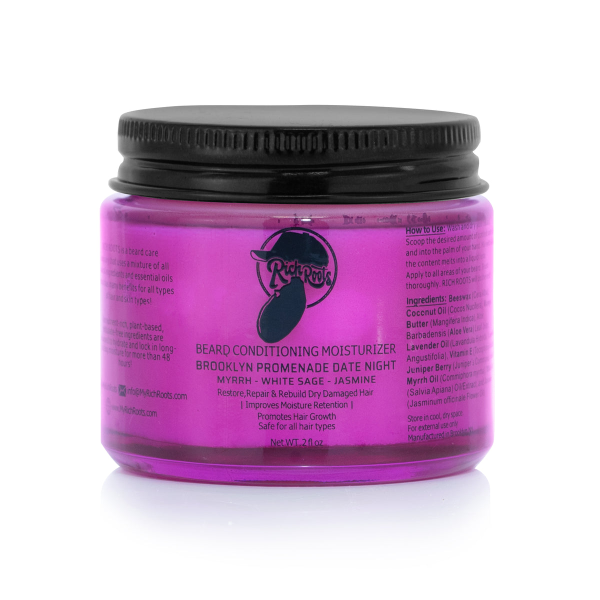 Acondicionador hidratante y nutritivo para barba y cabello todo en uno Rich Roots BPDN