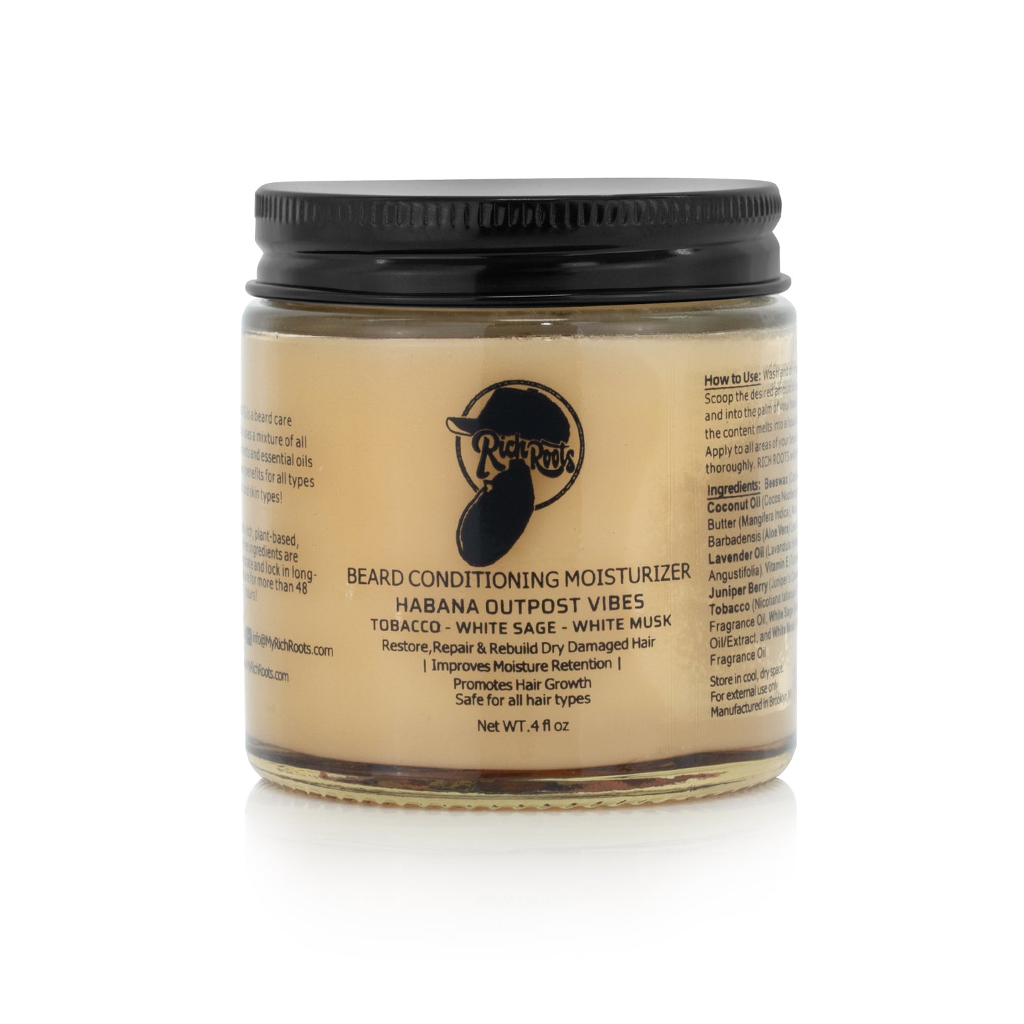 Acondicionador hidratante y todo en uno para barba Rich Roots (HOV)