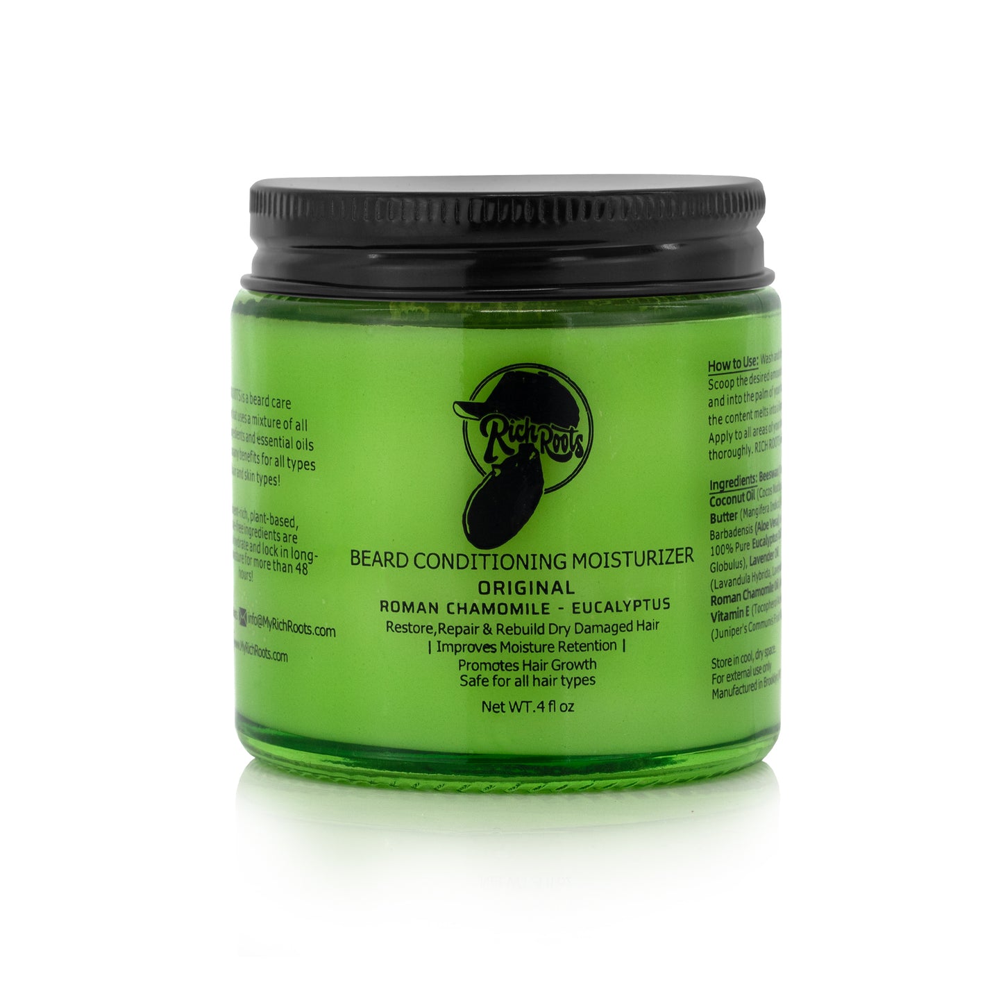 Acondicionador hidratante y todo en uno para barba Rich Roots (Original)